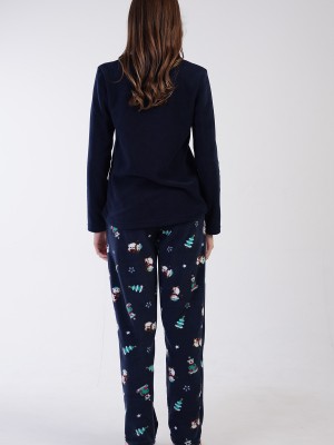 Woman Gella Christmas Fleece Pyjama Set Woman Gella Christmas Fleece Pyjama Set