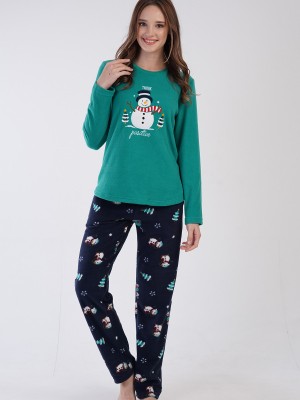 Woman Gella Christmas Fleece Pyjama Set Woman Gella Christmas Fleece Pyjama Set