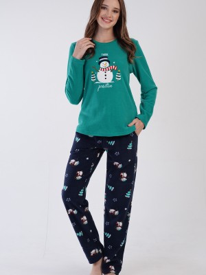 Woman Gella Christmas Fleece Pyjama Set Woman Gella Christmas Fleece Pyjama Set