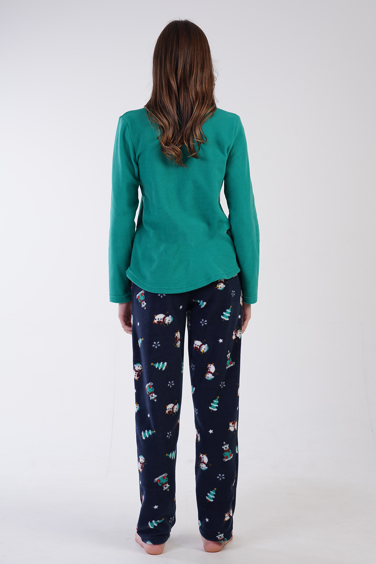 Woman Gella Christmas Fleece Pyjama Set Woman Gella Christmas Fleece Pyjama Set