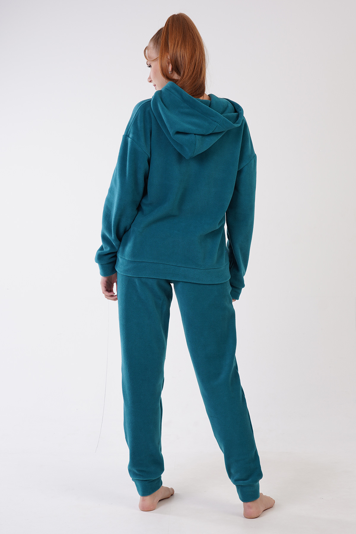 Woman Deila Fleece Long Sleeve Pyjama Set Woman Deila Fleece Long Sleeve Pyjama Set