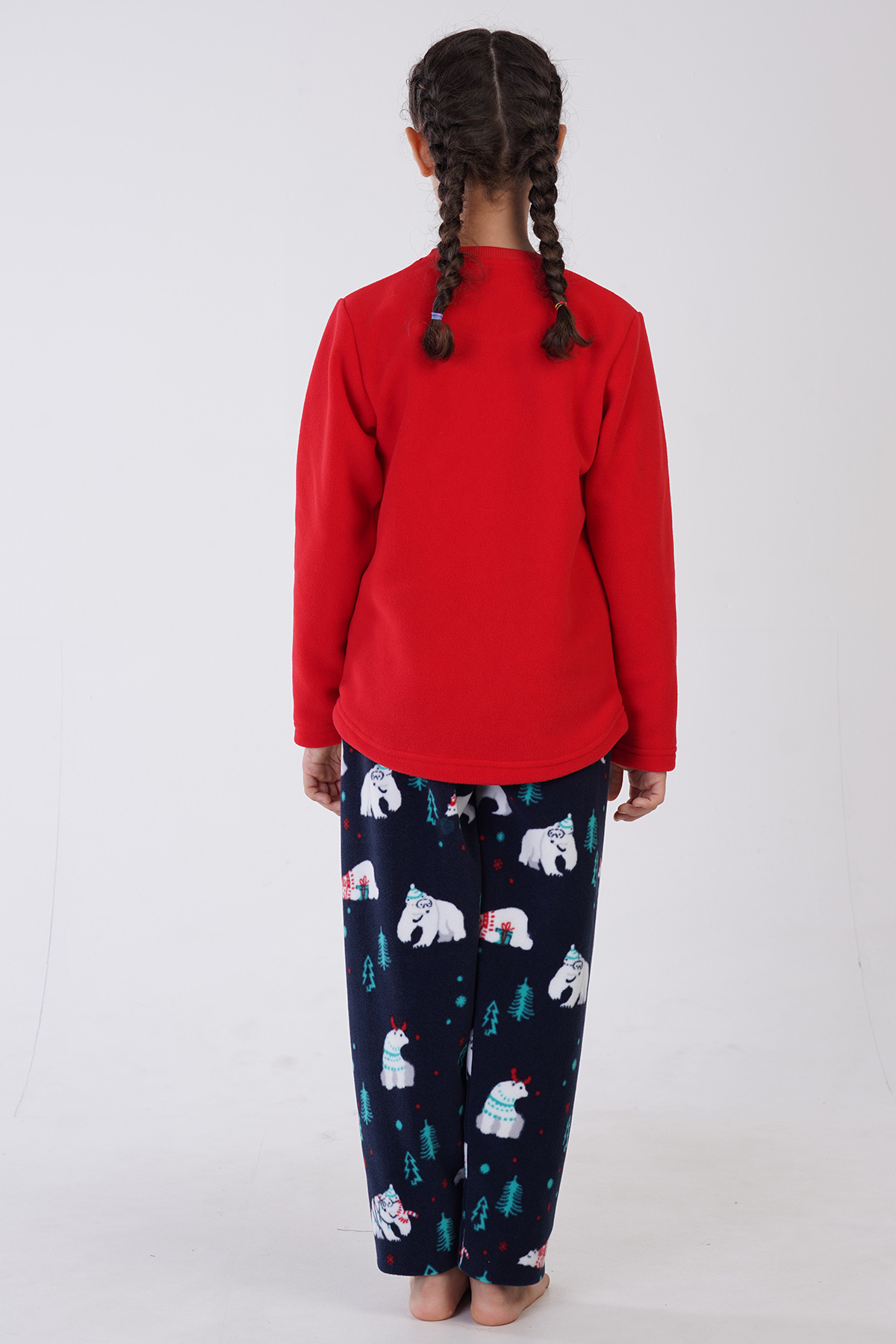 Kids' Girl Fleece Tolly Christmas Pyjama Set Kids' Girl Fleece Tolly Christmas Pyjama Set