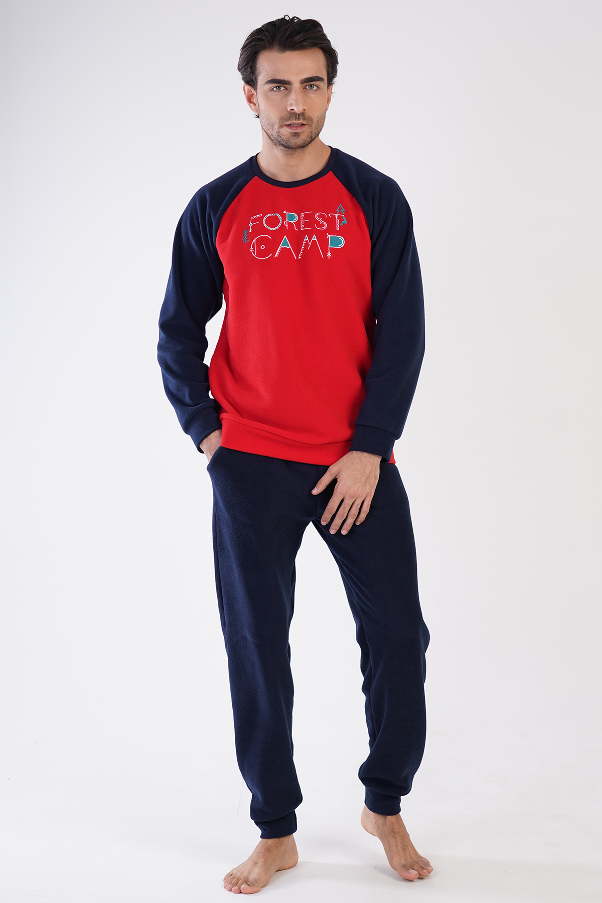 Man Forest Fleece Pyjama Set Man Forest Fleece Pyjama Set