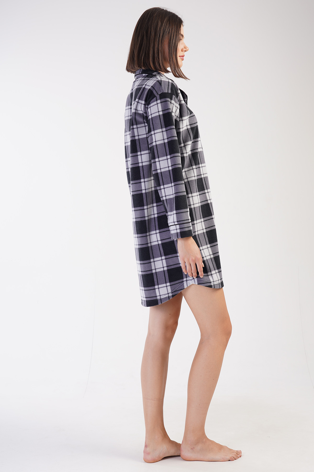 Woman Appy Fleece Shirt Tunic Woman Appy Fleece Shirt Tunic