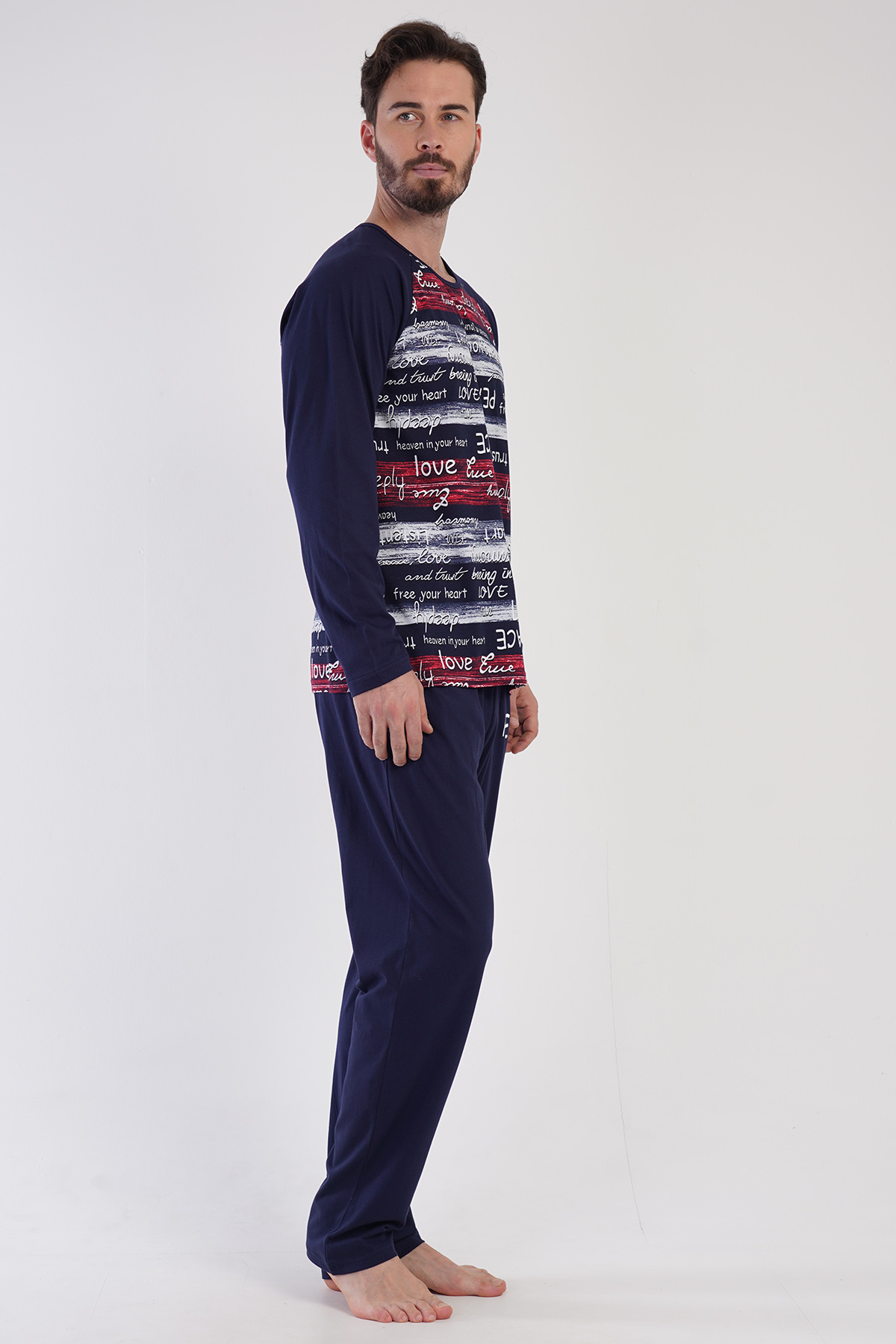 Man Supreme Peace Pocket Detail Pyjama Set Man Supreme Peace Pocket Detail Pyjama Set