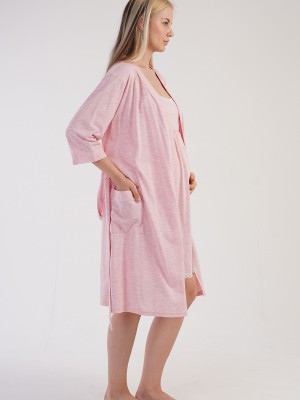 Woman Supreme Helly Pregnant Dressing Gown Set Woman Supreme Helly Pregnant Dressing Gown Set