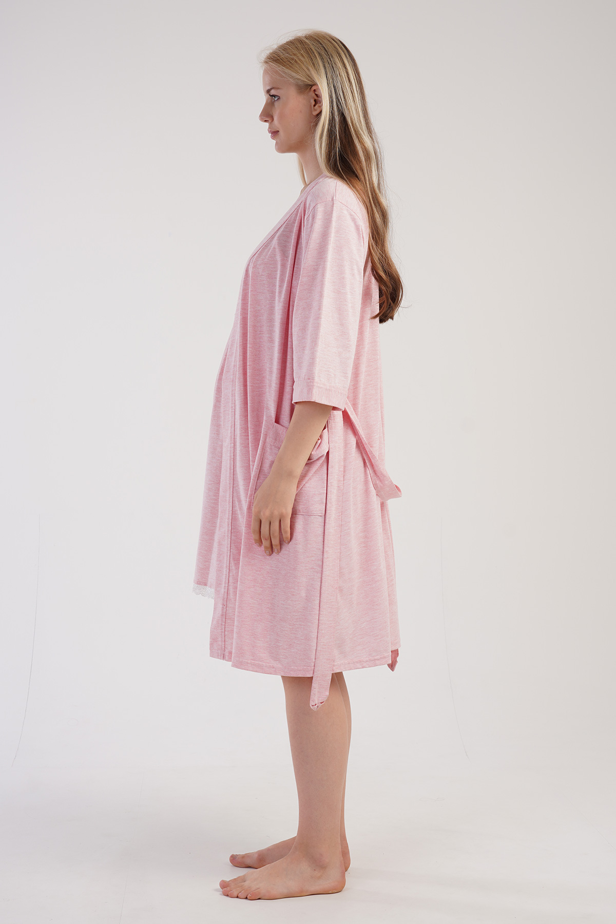 Woman Supreme Helly Pregnant Dressing Gown Set Woman Supreme Helly Pregnant Dressing Gown Set