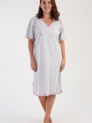 Woman Big Size Nereta Grandma Nightgown Woman Big Size Nereta Grandma Nightgown