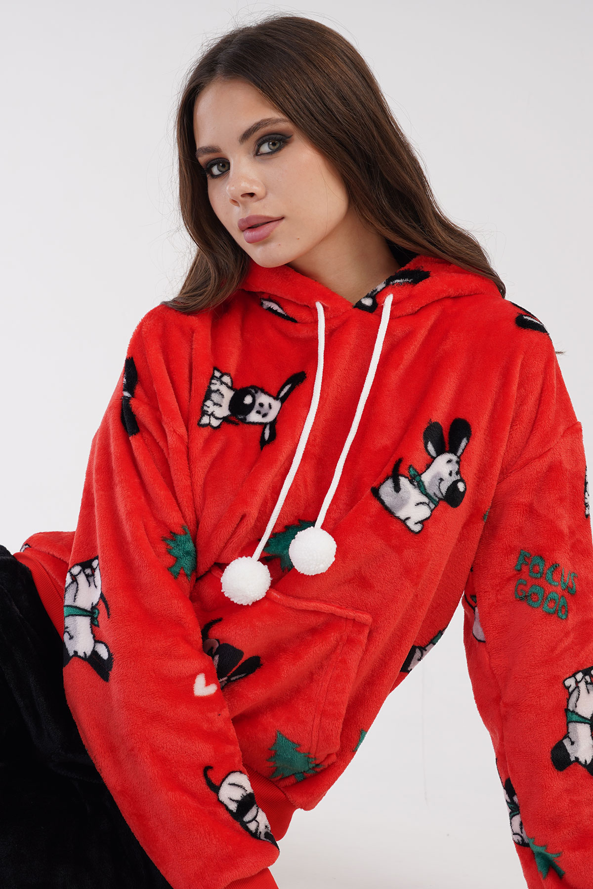 Woman Soft Christmas Pyjama Set