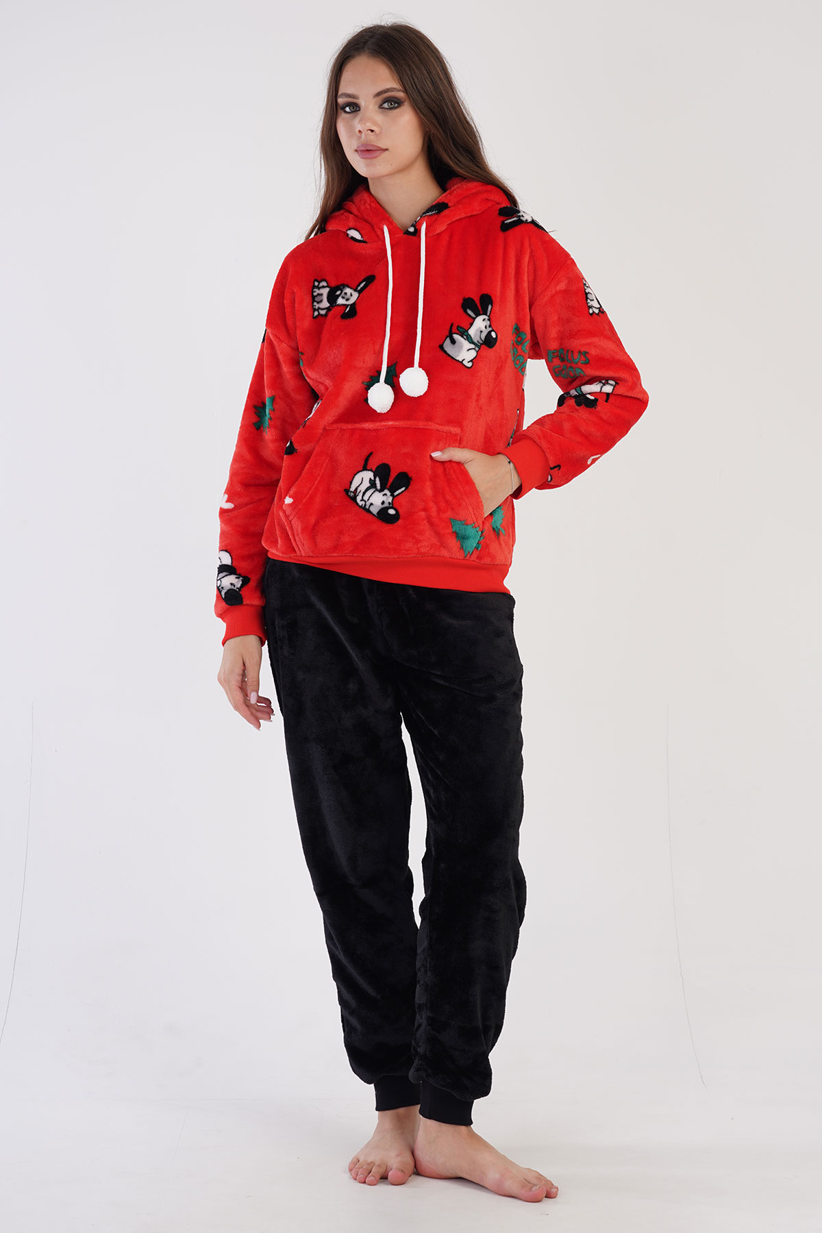 Woman Soft Christmas Pyjama Set