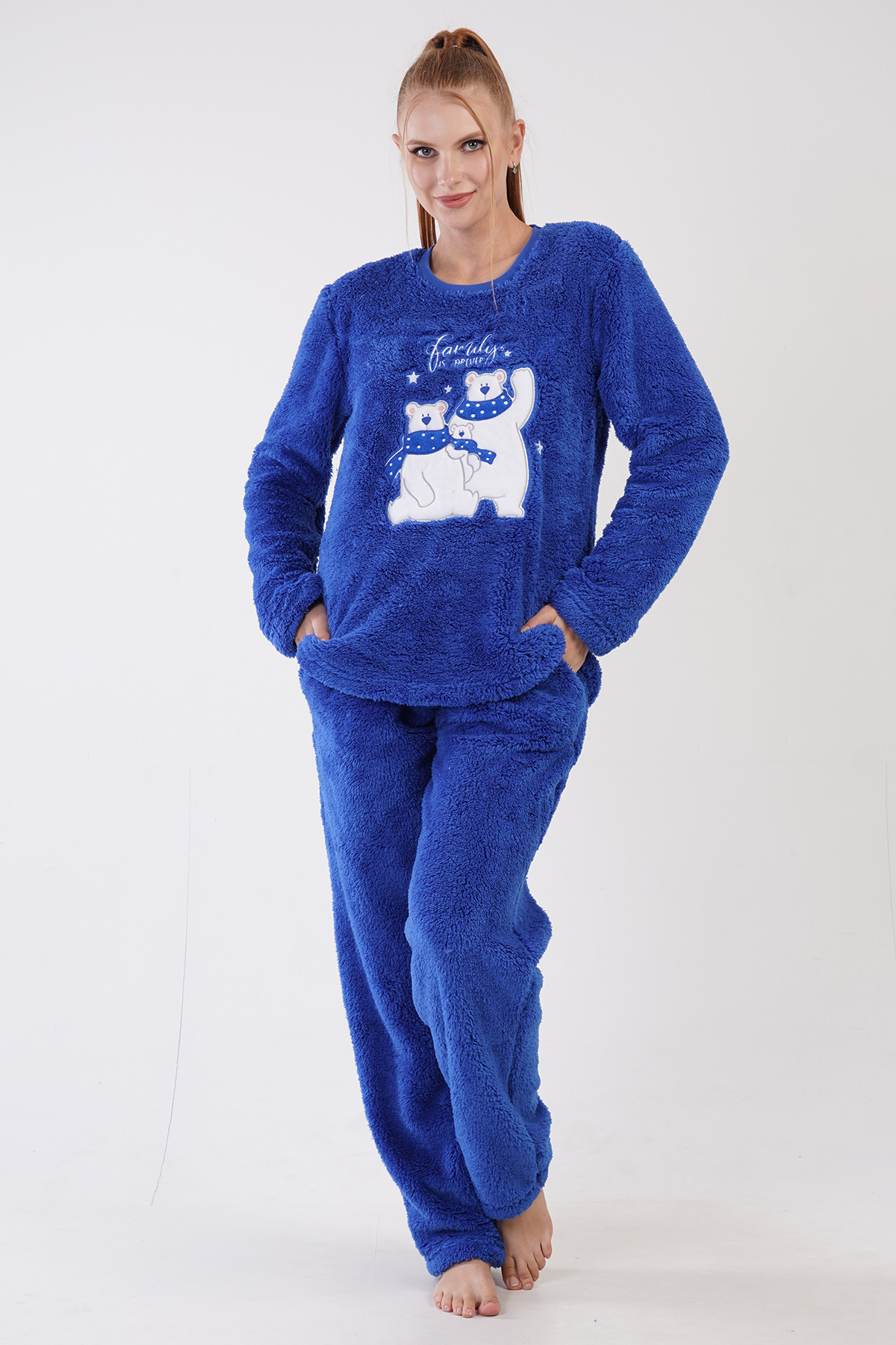 Woman Barly Welsoft O Neck Pyjama Set Woman Barly Welsoft O Neck Pyjama Set