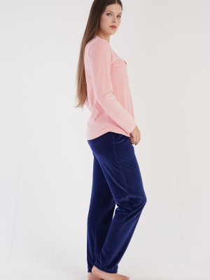 Woman Velvet Nice Pyjama Set Woman Velvet Nice Pyjama Set