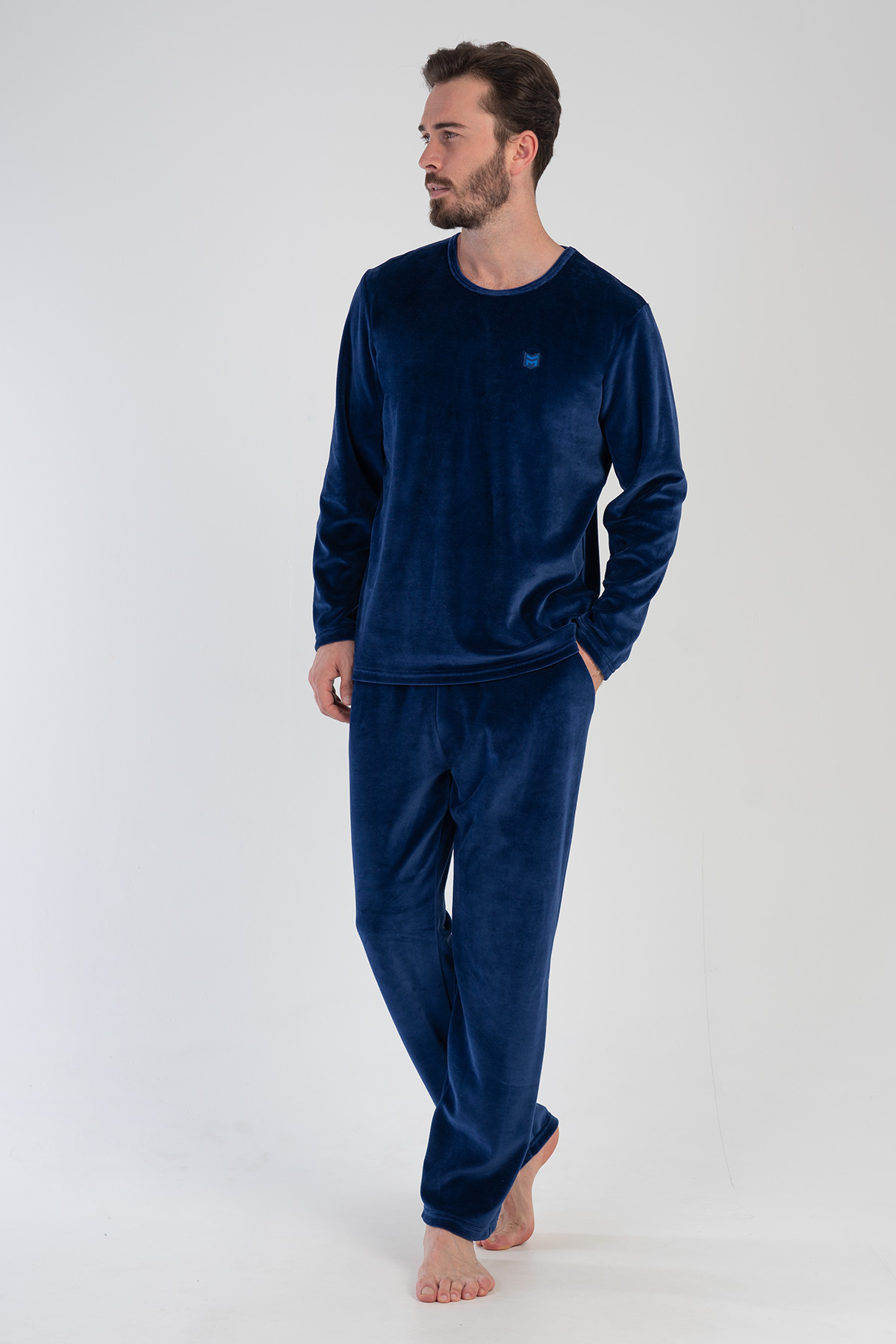 Man Velvet Indigo Pyjama Set Man Velvet Indigo Pyjama Set