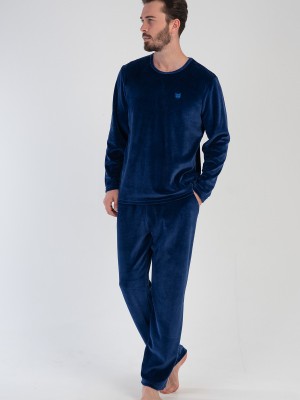 Man Velvet Indigo Pyjama Set Man Velvet Indigo Pyjama Set