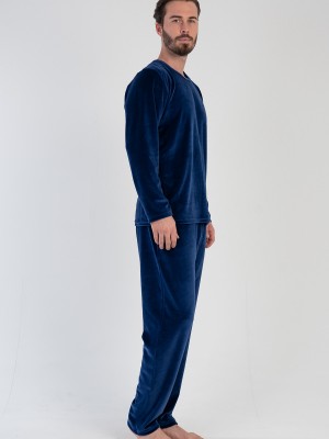 Man Velvet Indigo Pyjama Set Man Velvet Indigo Pyjama Set
