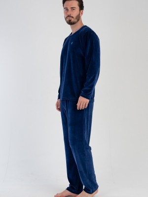 Man Velvet Indigo Pyjama Set Man Velvet Indigo Pyjama Set