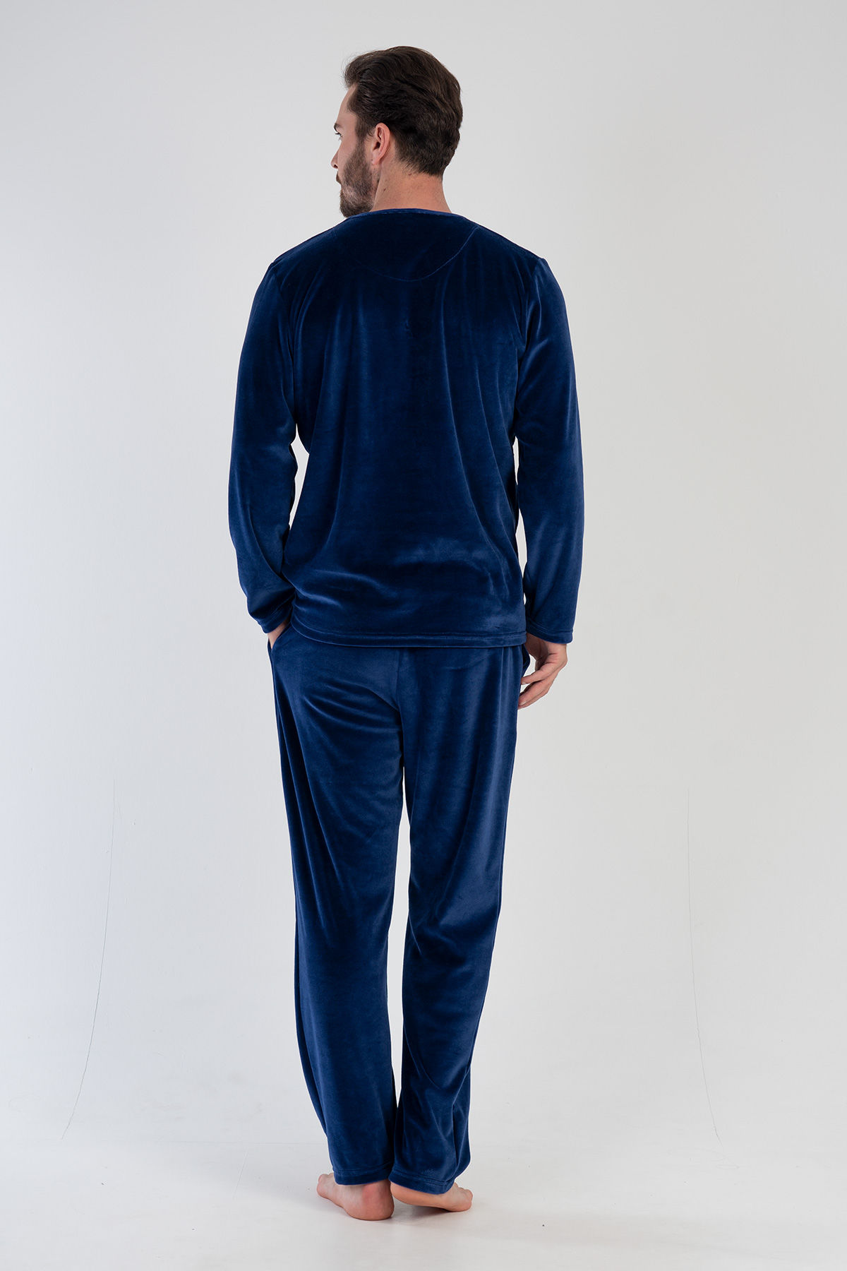 Man Velvet Indigo Pyjama Set Man Velvet Indigo Pyjama Set