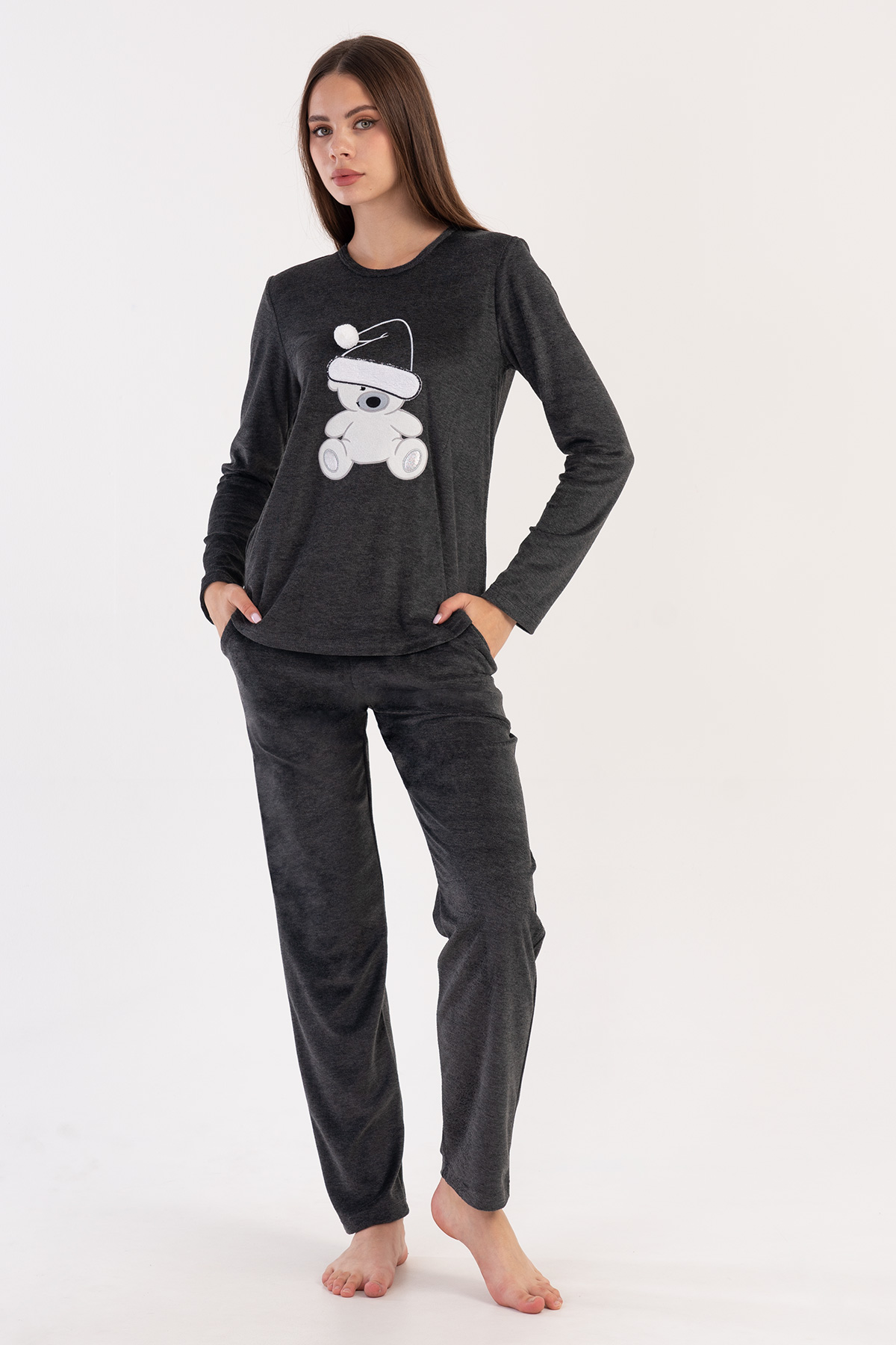 Woman Velvet Snow Pyjama Set Woman Velvet Snow Pyjama Set
