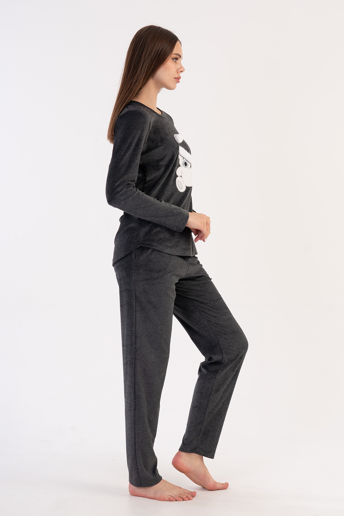 Woman Velvet Snow Pyjama Set Woman Velvet Snow Pyjama Set