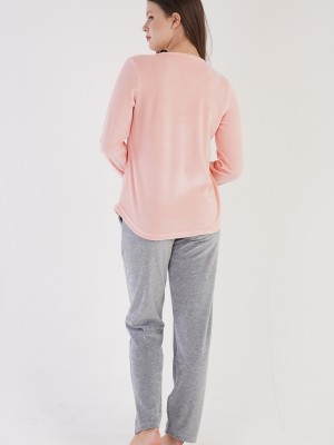 Woman Sweet Velvet Pyjama Set Woman Sweet Velvet Pyjama Set