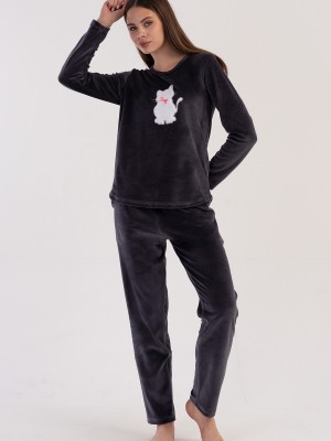 Woman Vena Velvet Pyjama Set Woman Vena Velvet Pyjama Set