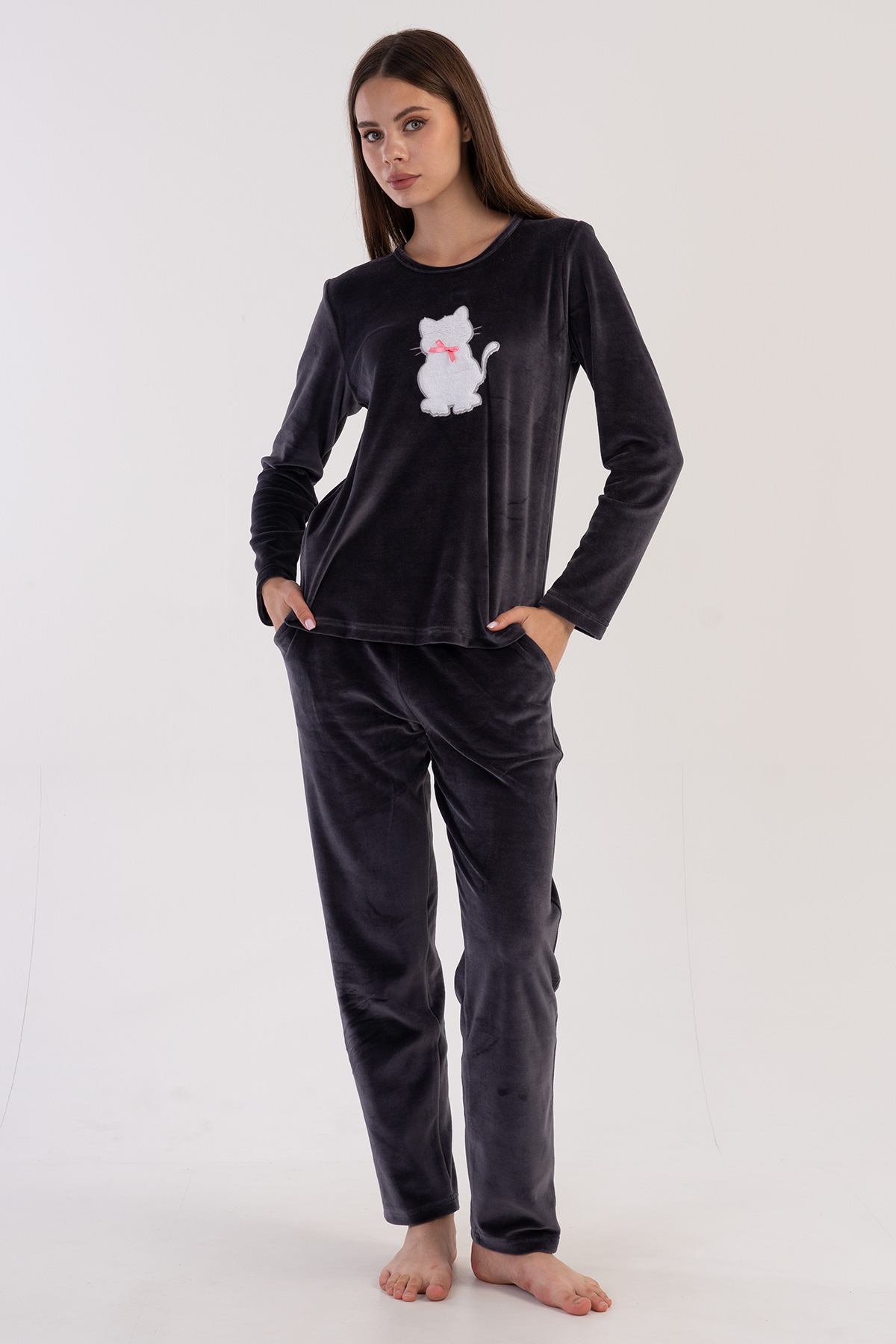 Woman Vena Velvet Pyjama Set Woman Vena Velvet Pyjama Set