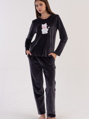 Woman Vena Velvet Pyjama Set Woman Vena Velvet Pyjama Set