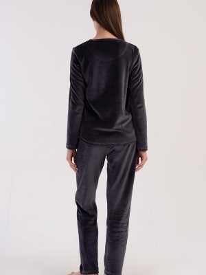 Woman Vena Velvet Pyjama Set Woman Vena Velvet Pyjama Set