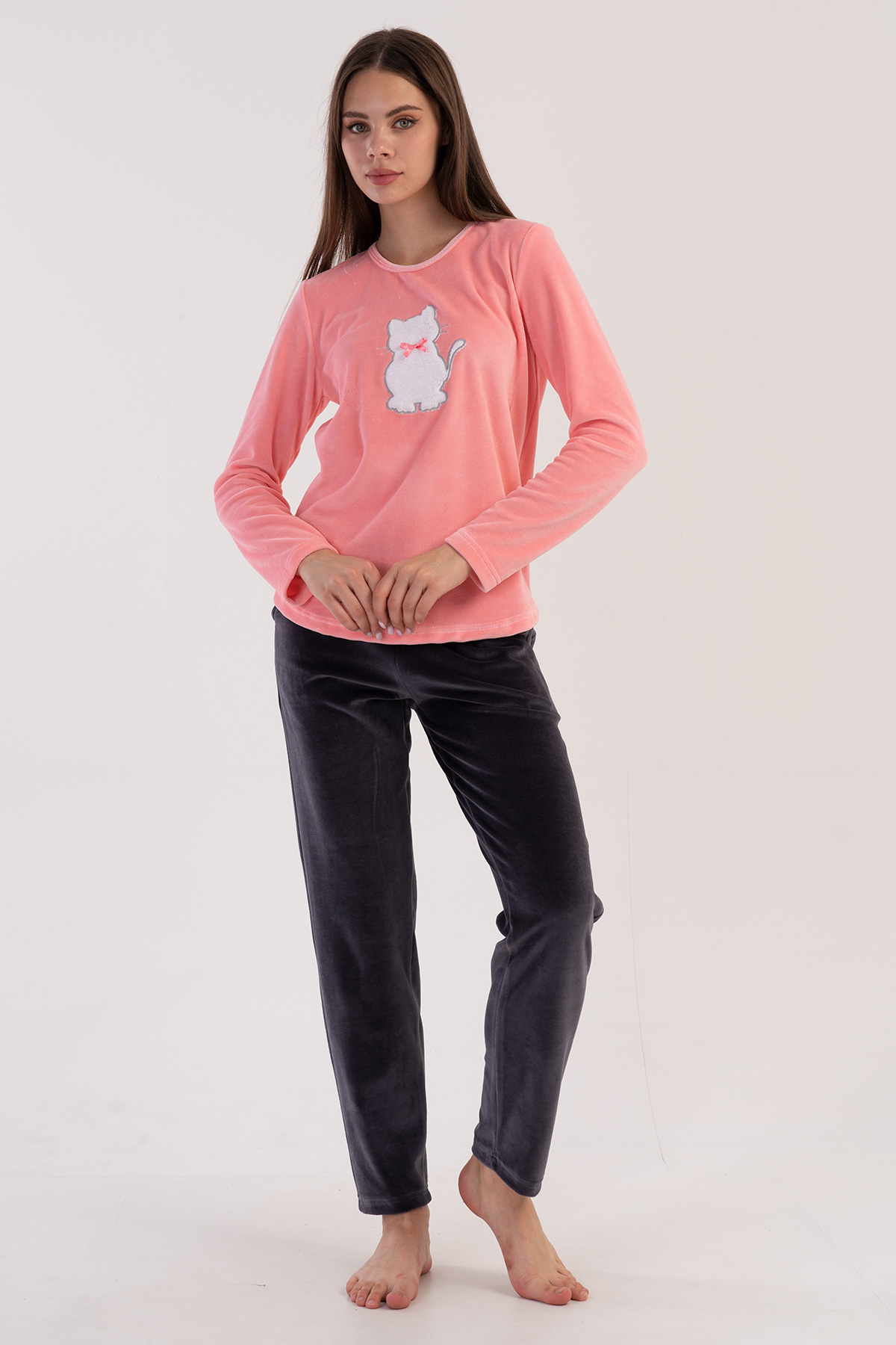 Woman Vena Velvet Pyjama Set Woman Vena Velvet Pyjama Set