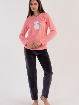Woman Vena Velvet Pyjama Set Woman Vena Velvet Pyjama Set