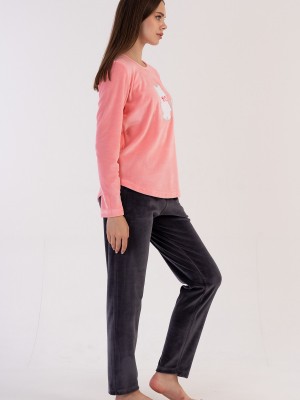 Woman Vena Velvet Pyjama Set Woman Vena Velvet Pyjama Set