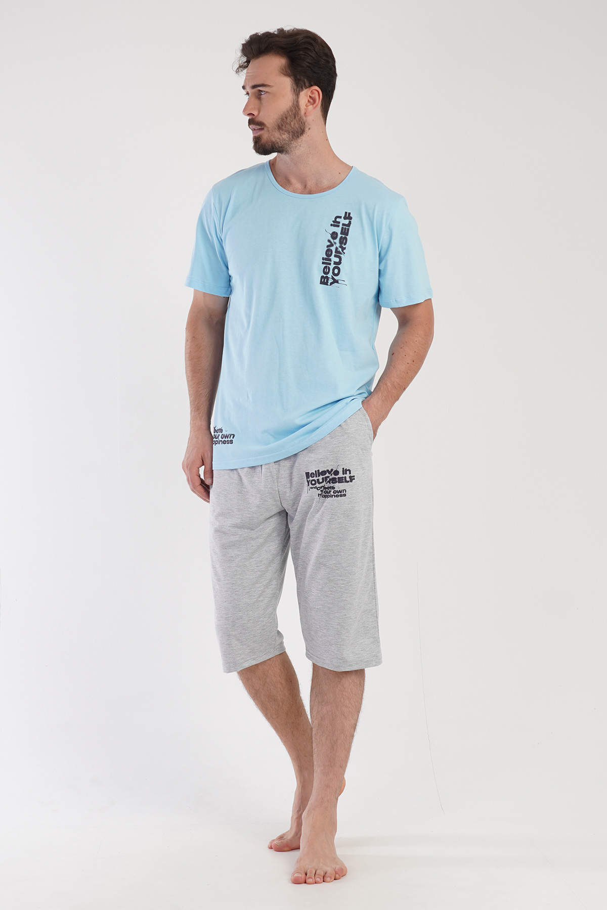 Man Supreme Believe Capri Set Man Supreme Believe Capri Set