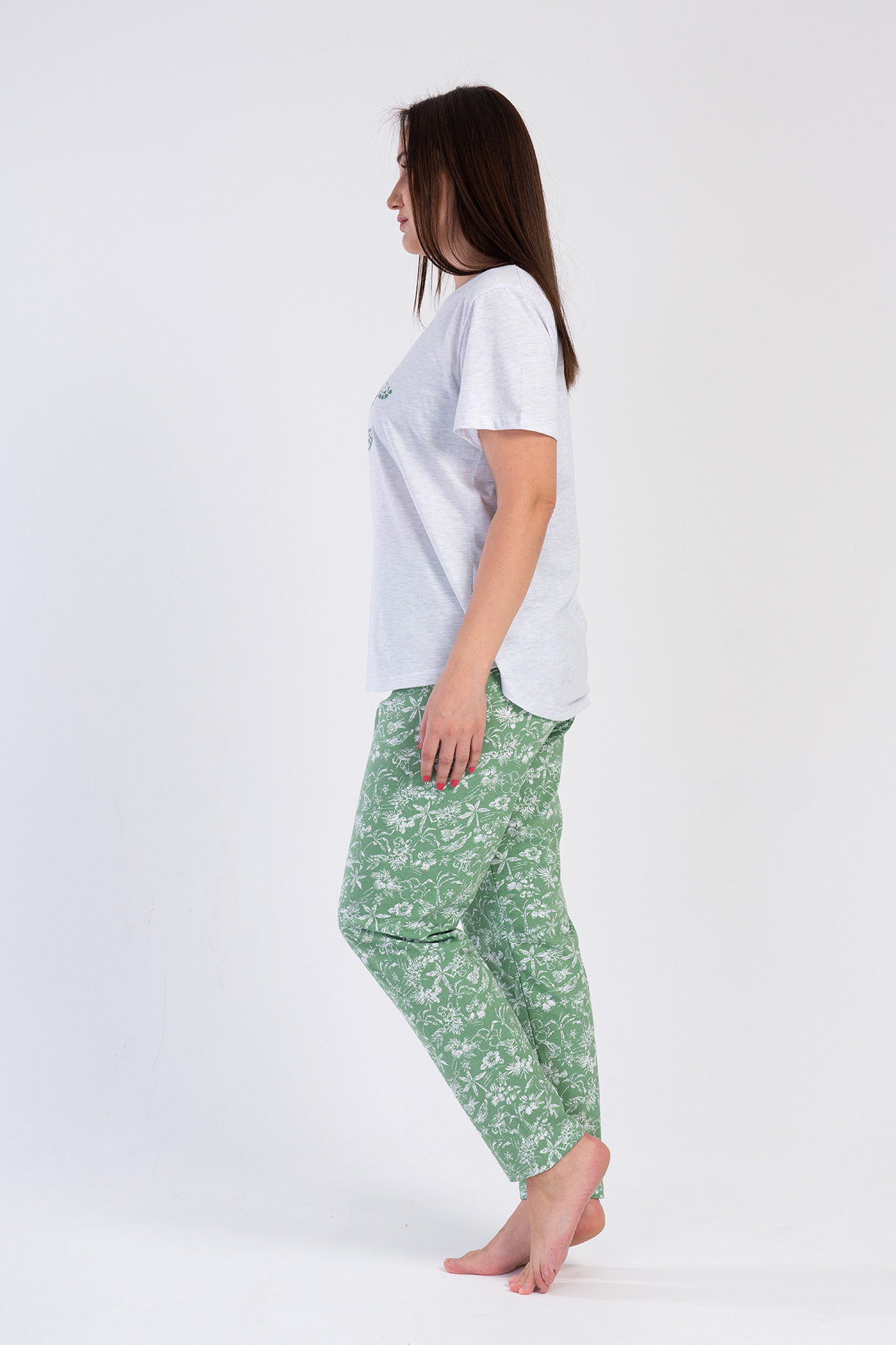 Woman Ash Big Size Supreme Pyjama Set Woman Ash Big Size Supreme Pyjama Set