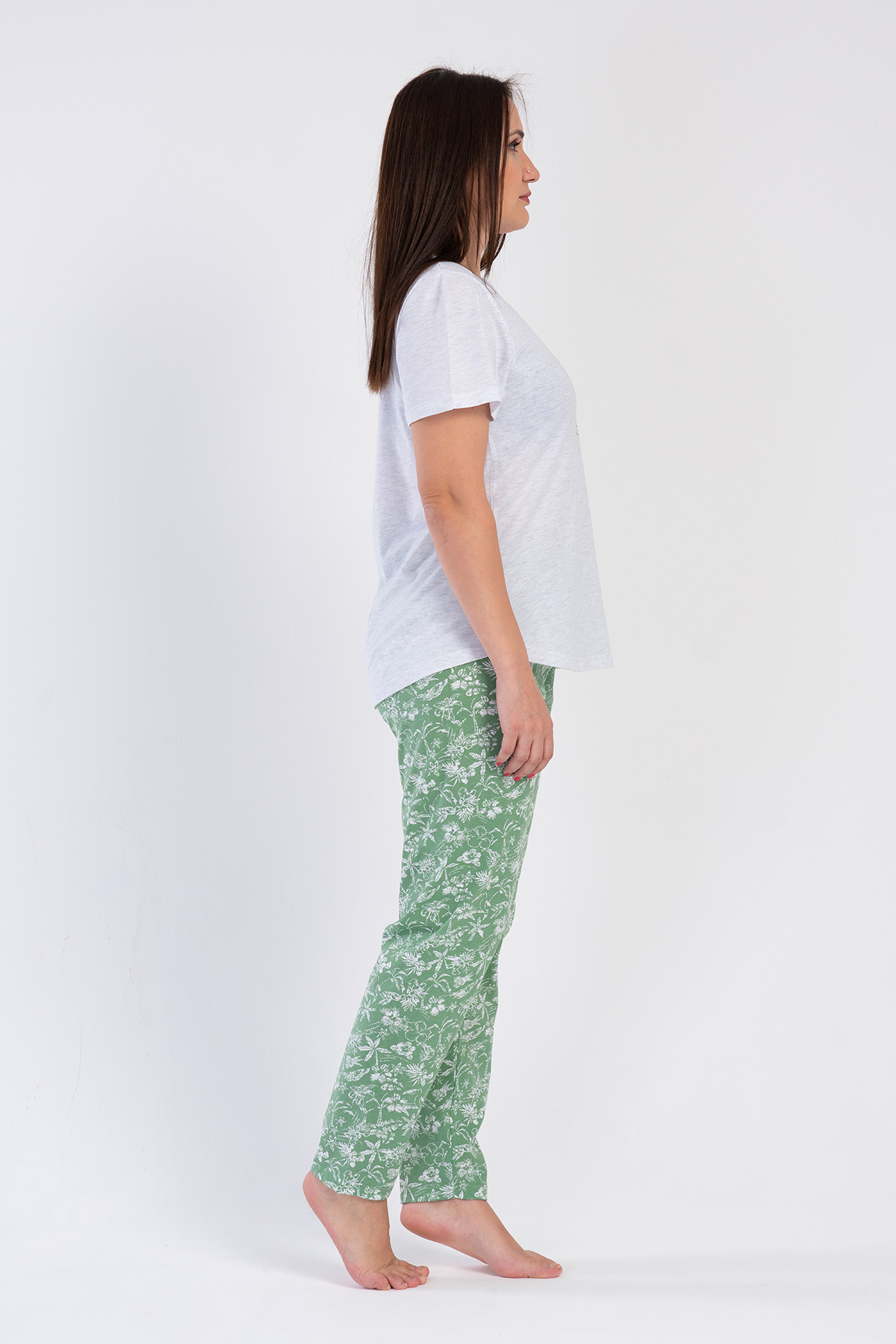 Woman Ash Big Size Supreme Pyjama Set Woman Ash Big Size Supreme Pyjama Set