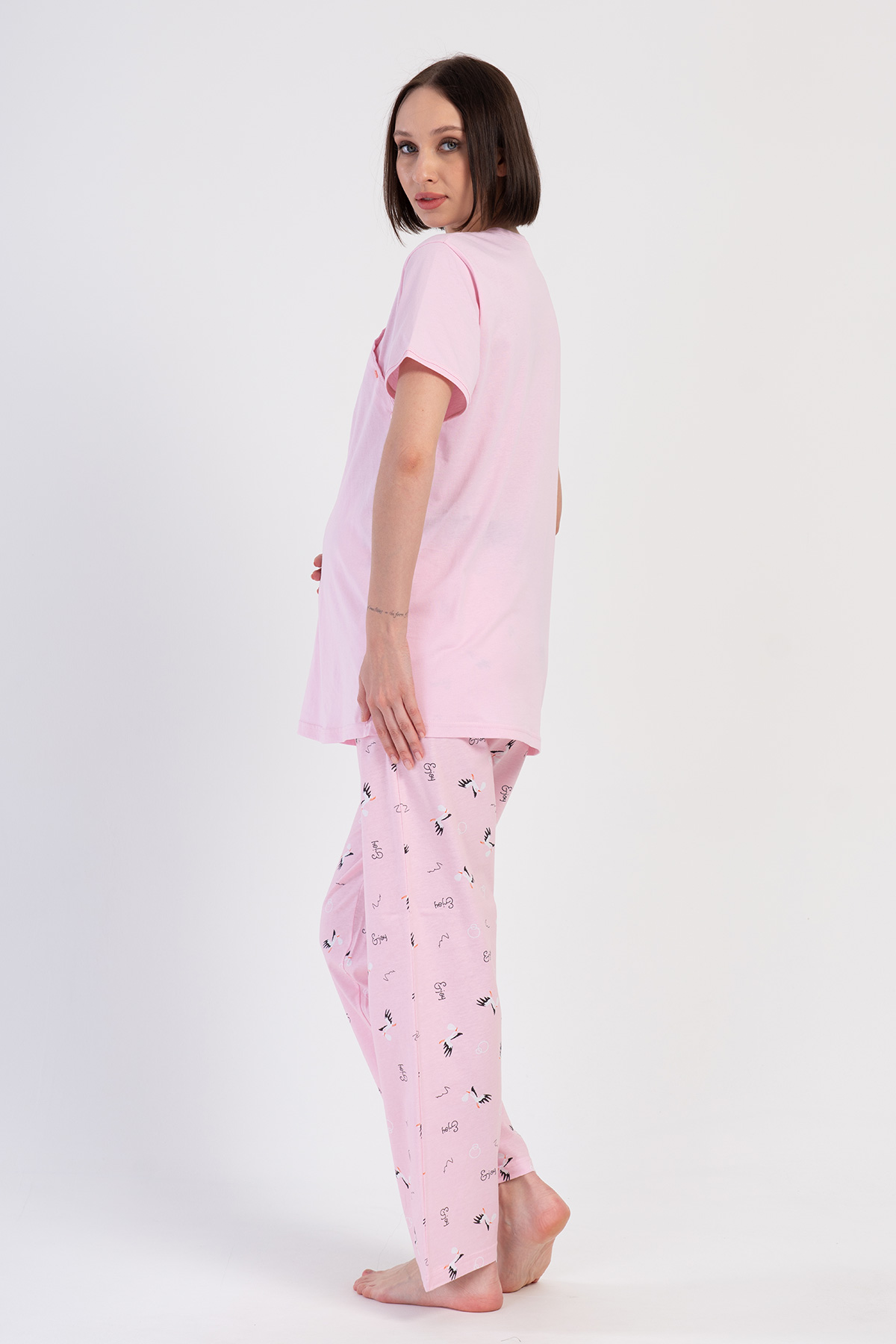 Woman Melen Supreme Pregnant Pyjama Set Woman Melen Supreme Pregnant Pyjama Set
