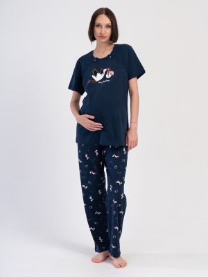 Woman Melen Supreme Pregnant Pyjama Set Woman Melen Supreme Pregnant Pyjama Set