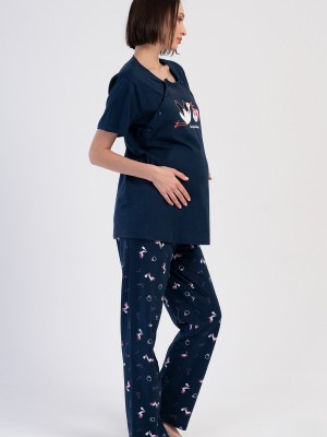 Woman Melen Supreme Pregnant Pyjama Set Woman Melen Supreme Pregnant Pyjama Set