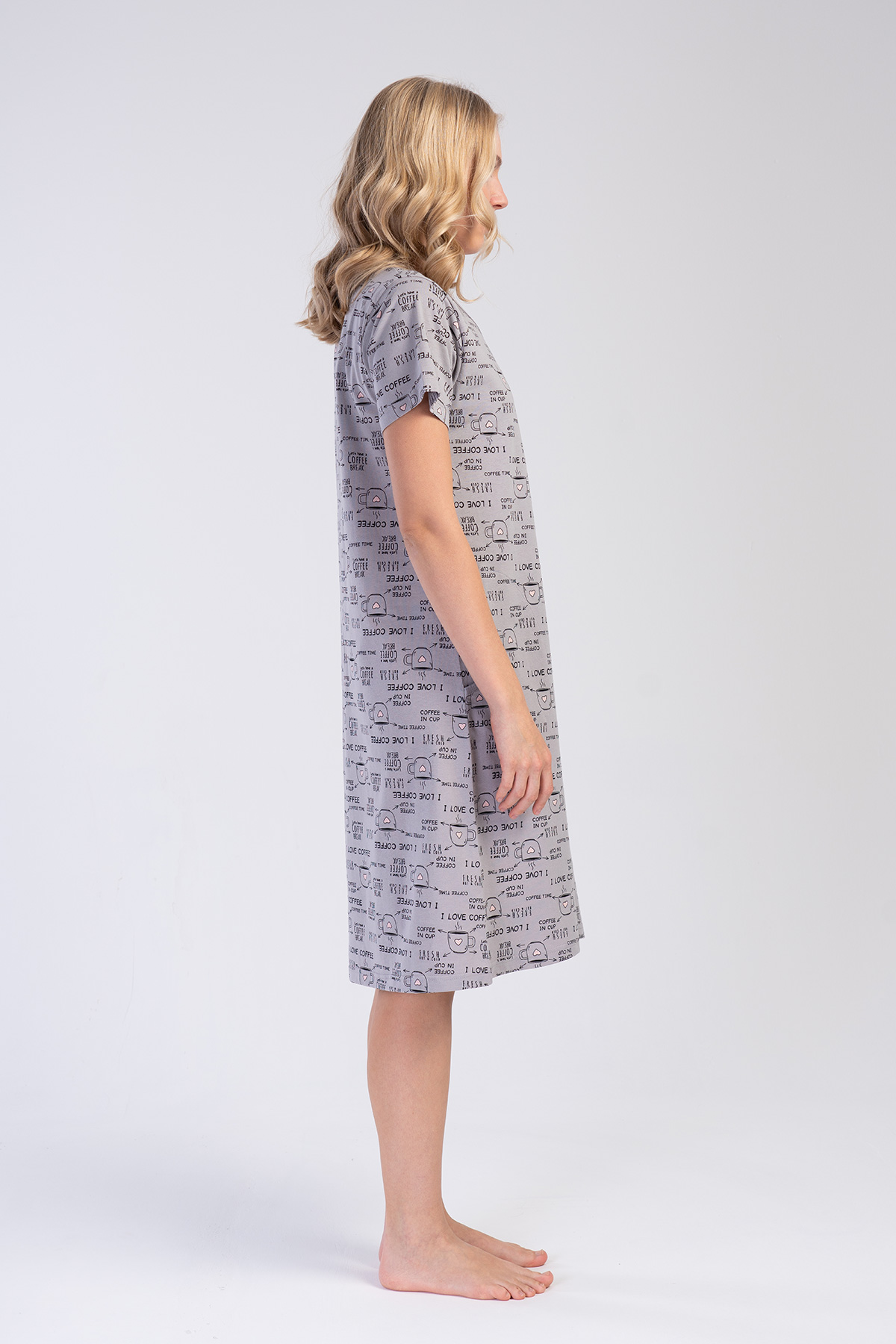 Woman Qarte Supreme Pocket Detail Home Dress Woman Qarte Supreme Pocket Detail Home Dress