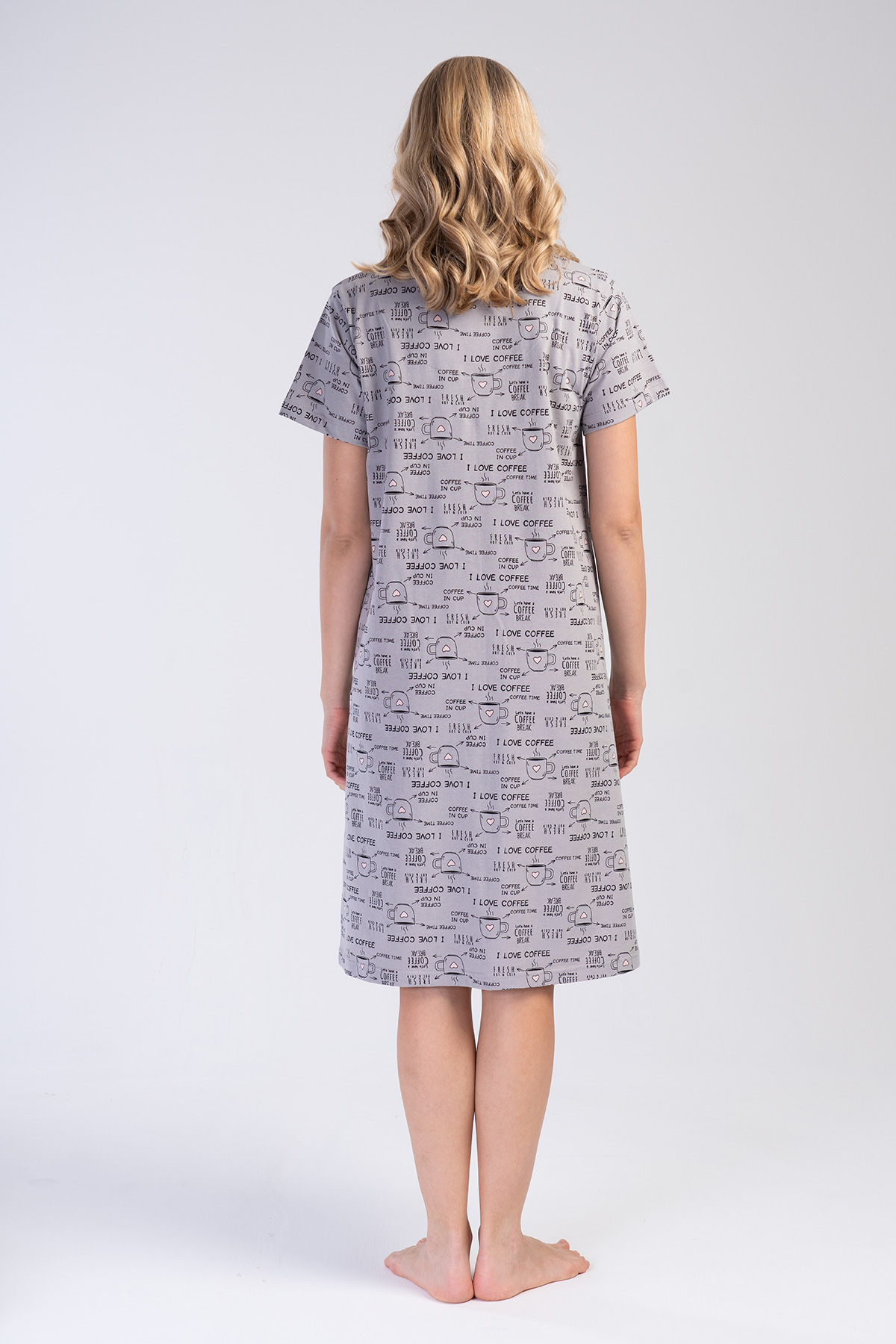 Woman Qarte Supreme Pocket Detail Home Dress Woman Qarte Supreme Pocket Detail Home Dress