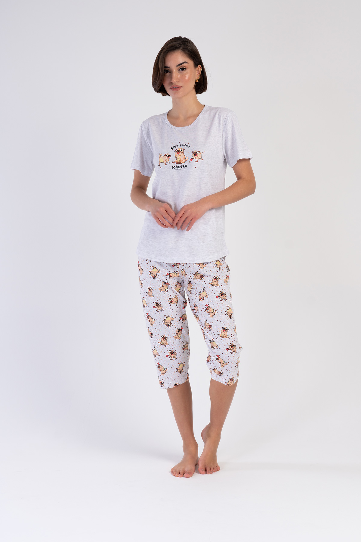 Woman Best Friend Supreme Capri Set Woman Best Friend Supreme Capri Set
