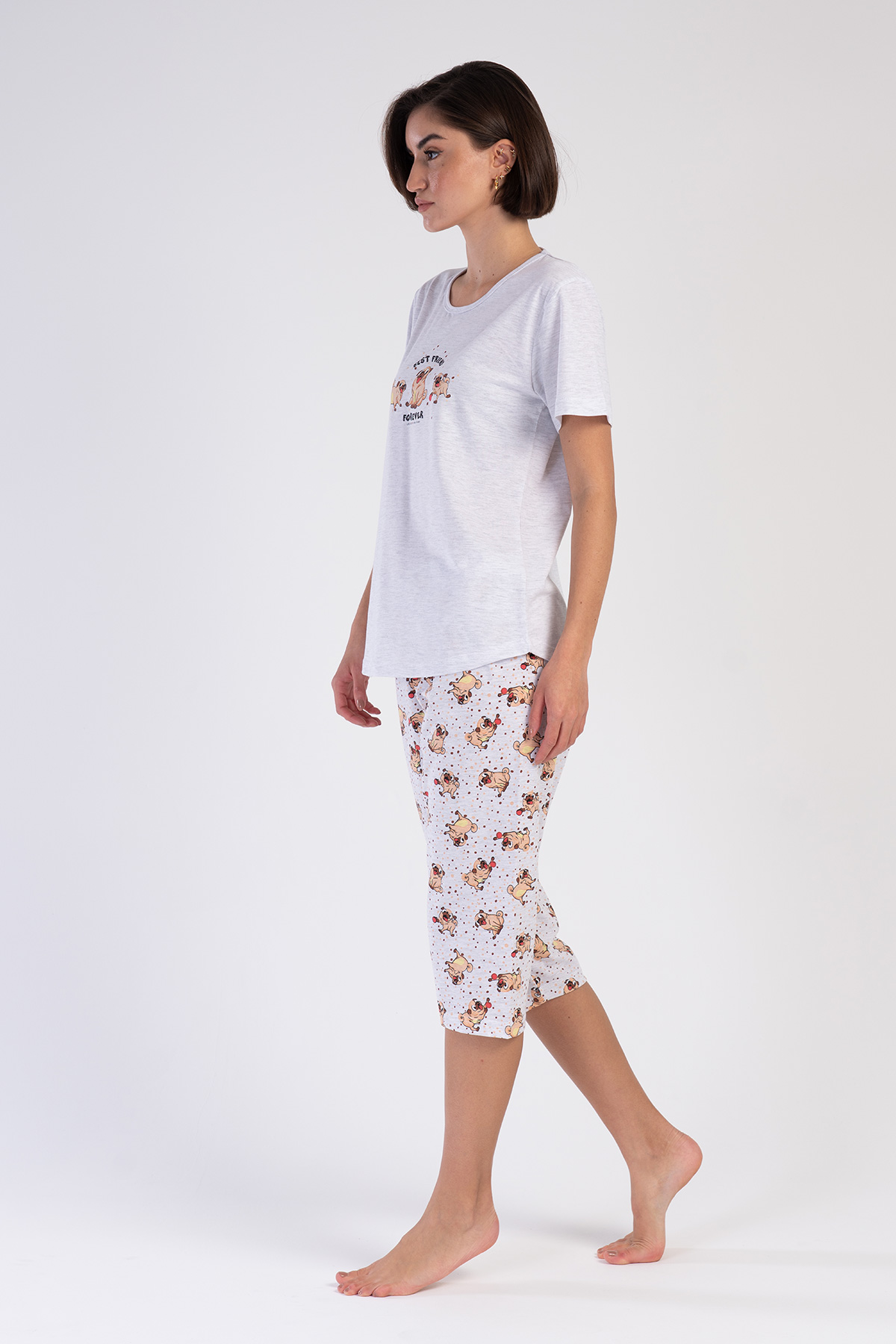 Woman Best Friend Supreme Capri Set Woman Best Friend Supreme Capri Set