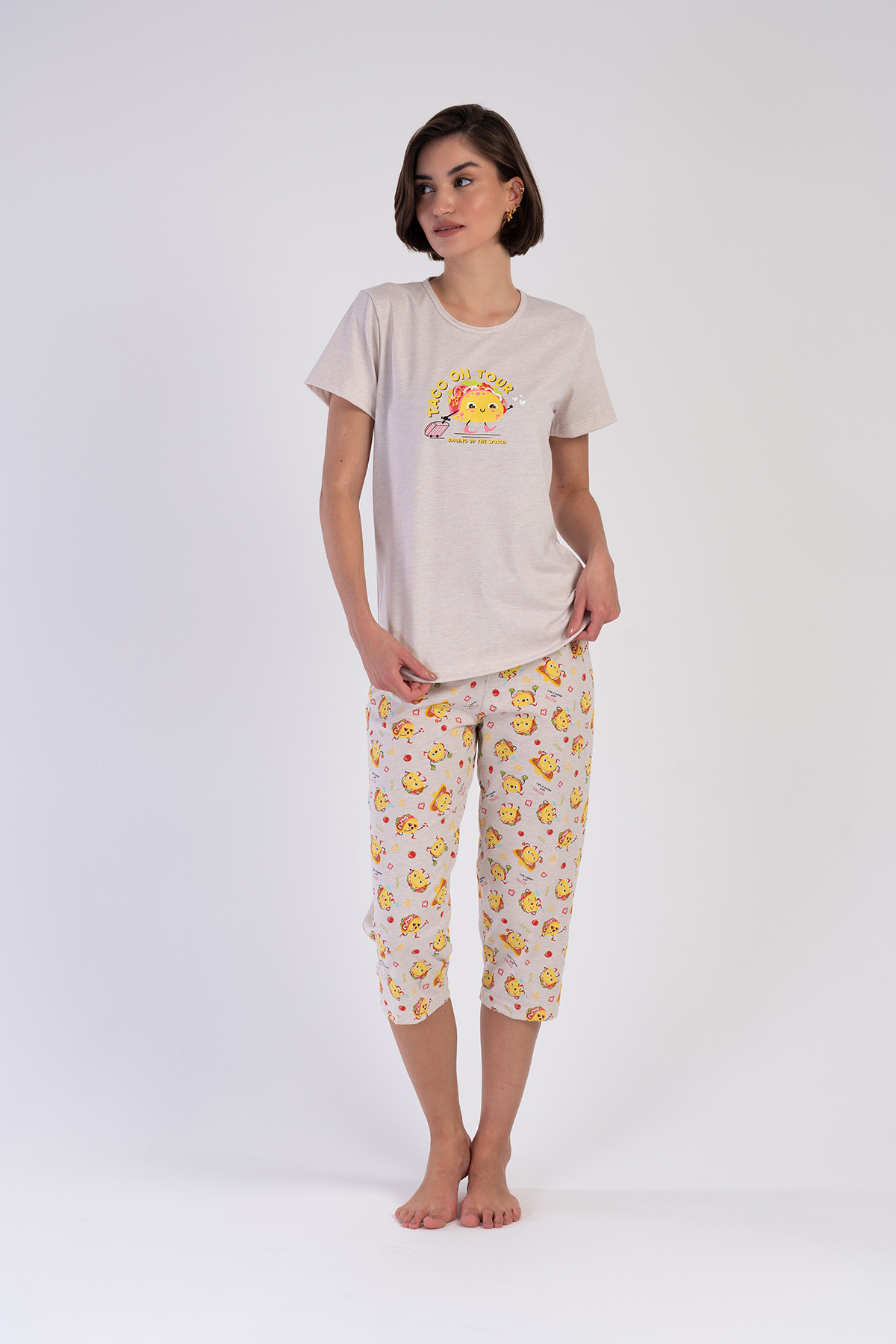 Woman Taco Supreme Capri Set Woman Taco Supreme Capri Set