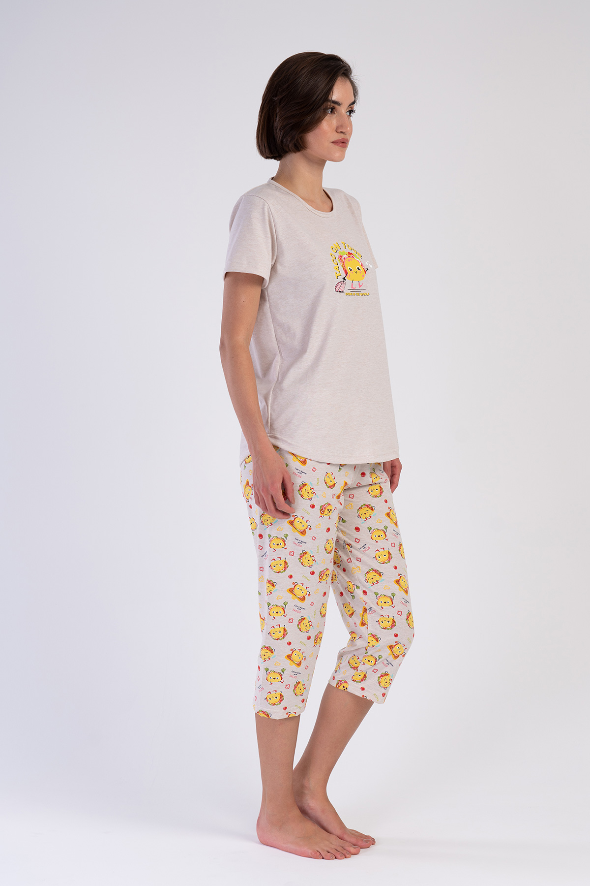 Woman Taco Supreme Capri Set Woman Taco Supreme Capri Set
