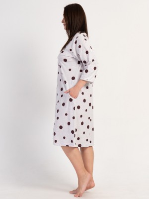 Woman Polka Dot Supreme Big Size Home Dress Woman Polka Dot Supreme Big Size Home Dress