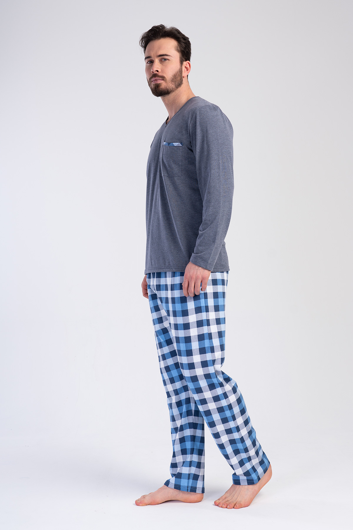 Man Supreme Big Size V Neck Pyjama Set Man Supreme Big Size V Neck Pyjama Set