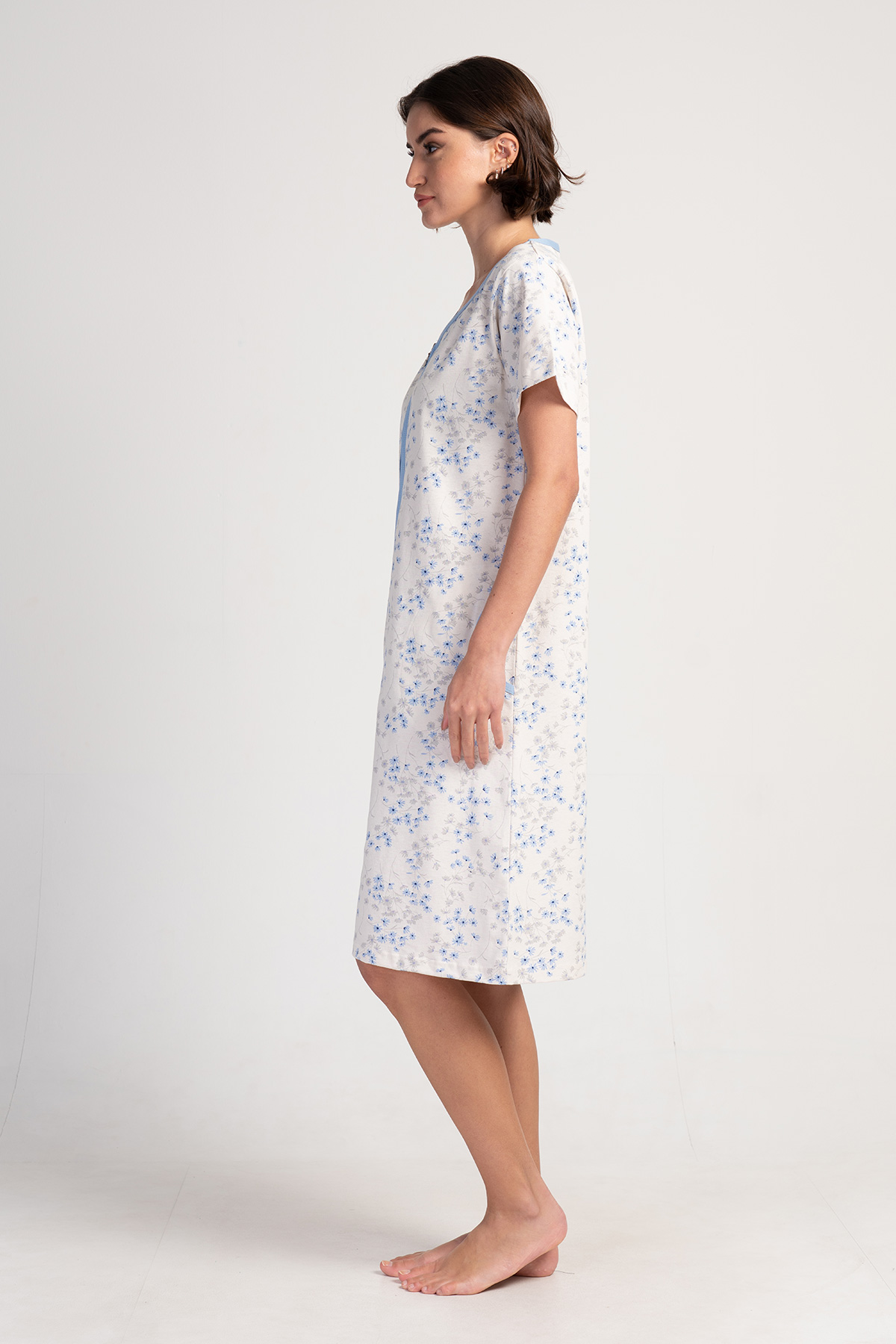 Woman Ecru Supreme Home Dress Woman Ecru Supreme Home Dress