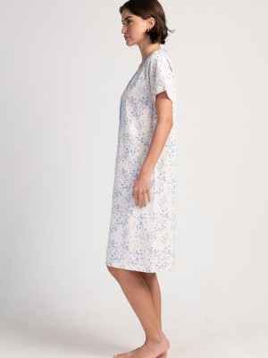 Woman Ecru Supreme Home Dress Woman Ecru Supreme Home Dress