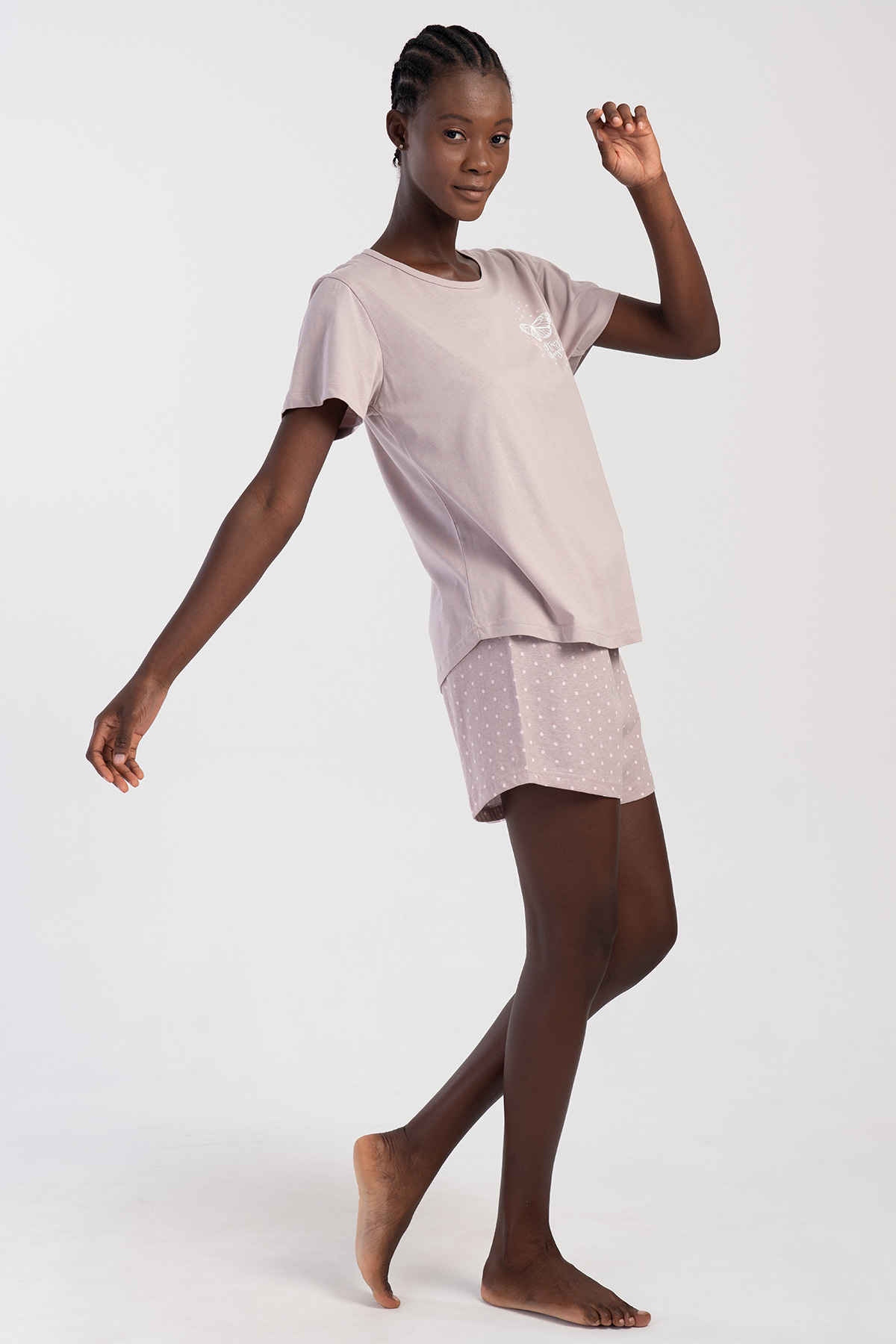Woman Light Brown Supreme Short Set Woman Light Brown Supreme Short Set