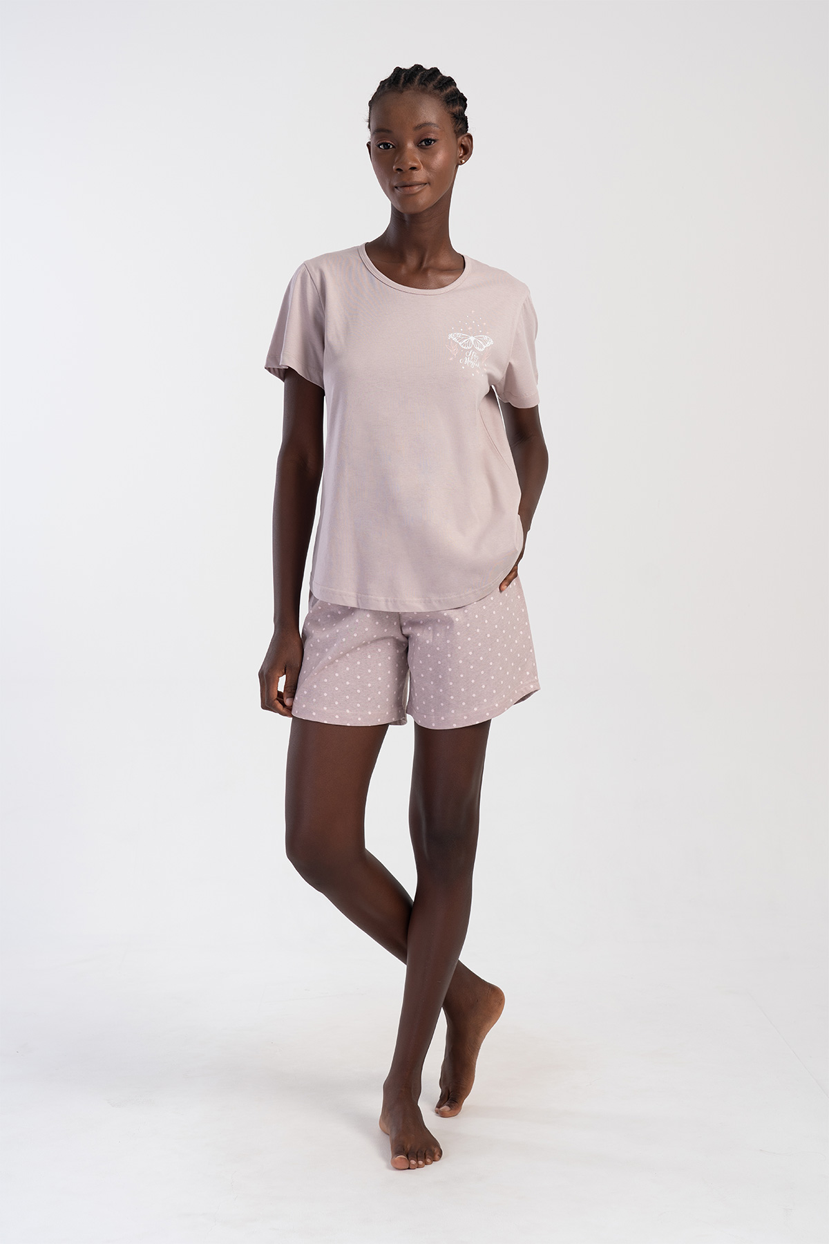 Woman Light Brown Supreme Short Set Woman Light Brown Supreme Short Set