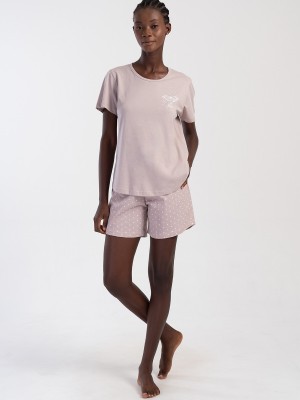 Woman Light Brown Supreme Short Set Woman Light Brown Supreme Short Set